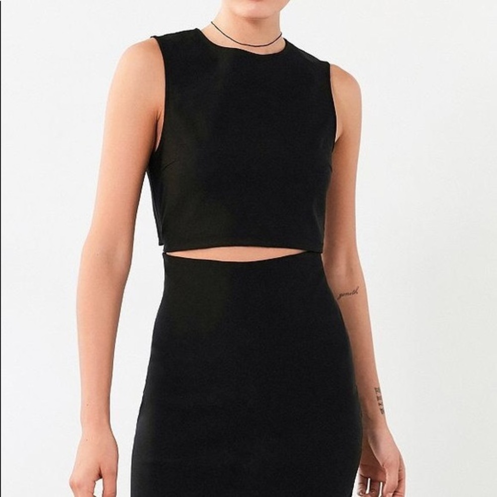 Black Urban outfitters two piece dress